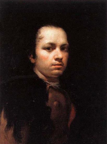 Francisco de goya y Lucientes Self-Portrait oil painting picture